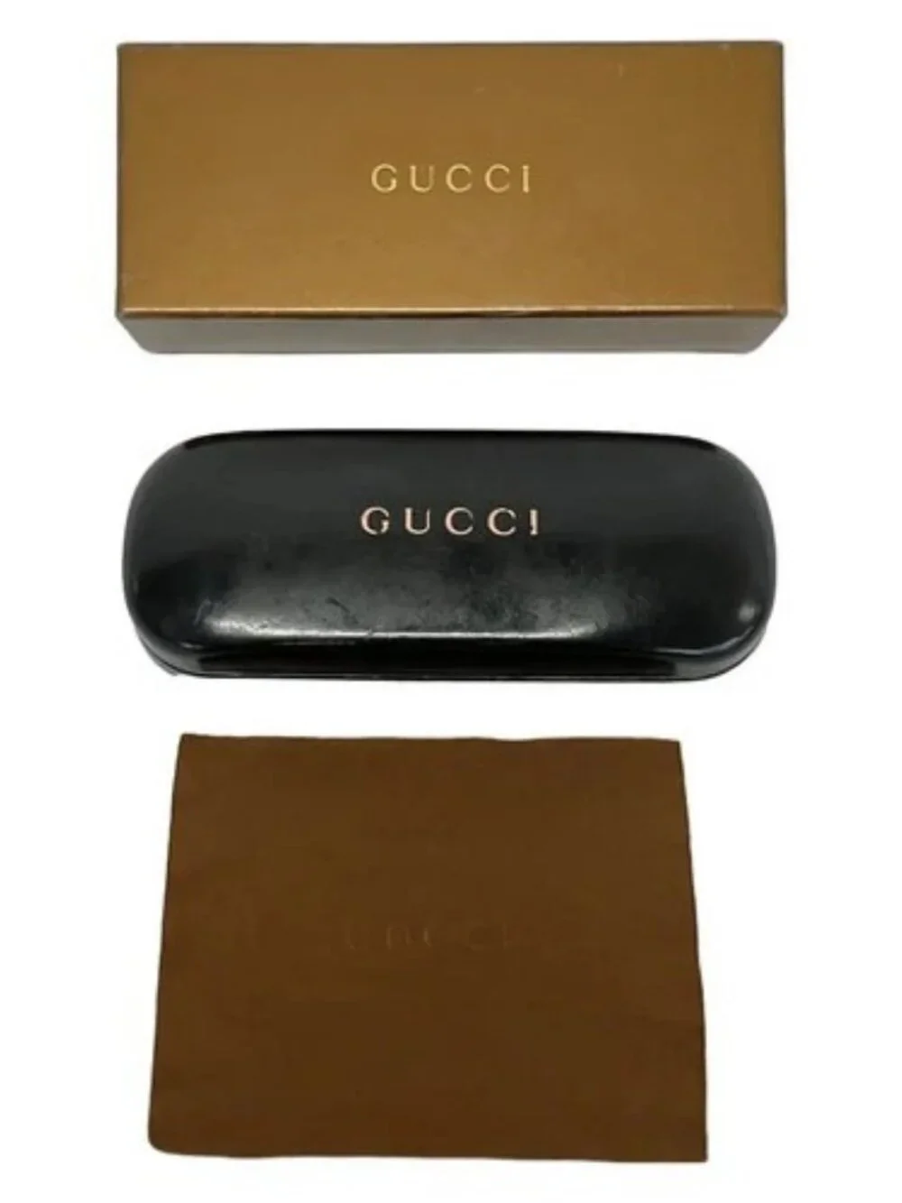 GUCCI GG-9046J Gray Dark Brown Gray Beige Plastic Sunglasses